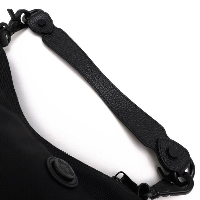 ○オロビアンコ orobianco 牛革 ショルダーバッグ 92135 SILVESTRA-G ALL BLACK リボン 定番 肩掛け ワンショルダーバッグ メンズ 中古_6