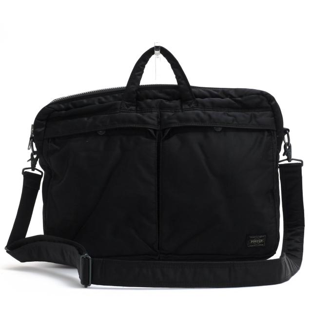 ○ポーター 吉田カバン PORTER ナイロンツイル ポリエステル綿ボンディング加工 ビジネスバッグ 622-79311 TANKER 2WAY BRIEFCASE  中古