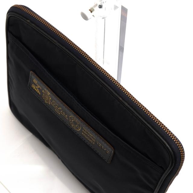 ○フェリージ Felisi 伊リモンタ社ナイロン バケッタレザー 牛革 セカンドバッグ/クラッチバッグ 821/2/DS+A タブレットケース ユ  中古