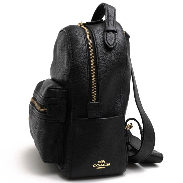 ○コーチ COACH ポリッシュド ペブルレザー 牛革 リュック 31032