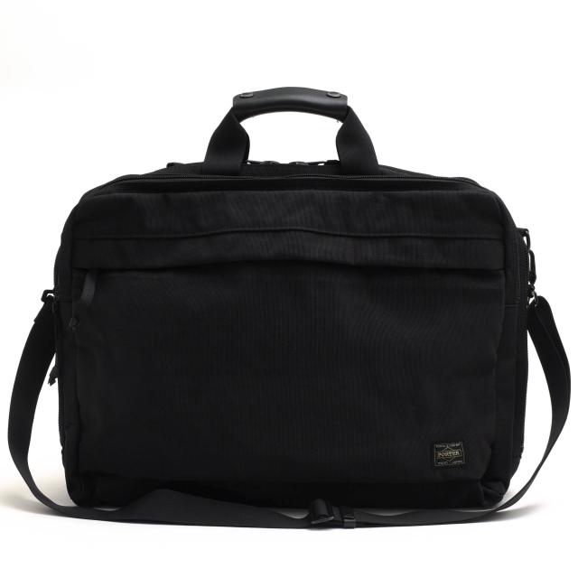 ○ポーター 吉田カバン PORTER 66ナイロン ウレタンコーティング 液流染め仕上げ ビジネスバッグ 504-08995 EINS 2WAY OVERNIGHT B 中古