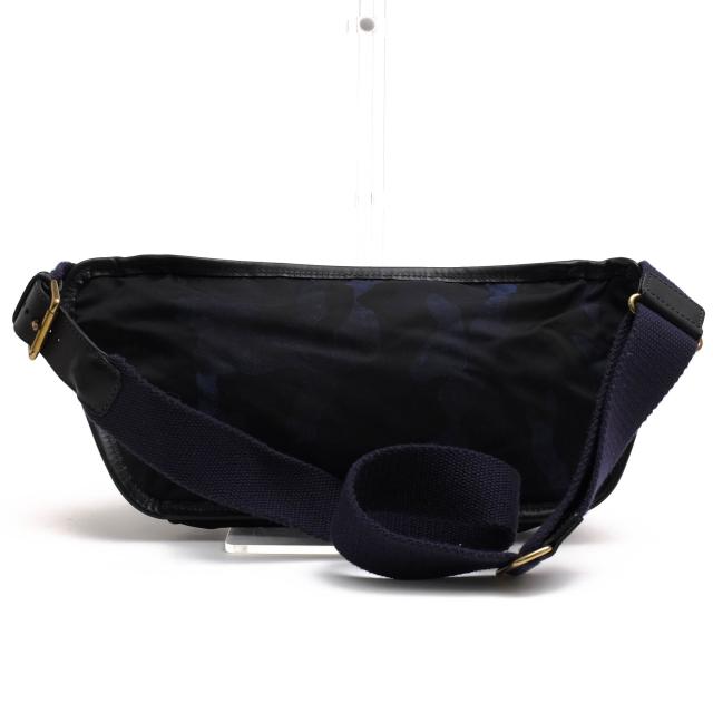 ○フェリージ Felisi リモンタナイロン バケッタレザー 牛革 ウエストバッグ 799/10/CF+A ボディバッグ 迷彩・カモフラージュ柄 定 中古