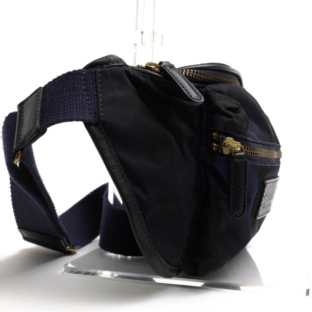 ○フェリージ Felisi リモンタナイロン バケッタレザー 牛革 ウエストバッグ 799/10/CF+A ボディバッグ 迷彩・カモフラージュ柄 定 中古