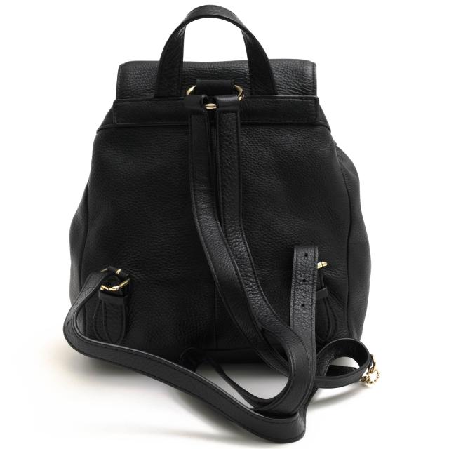 ○コーチ COACH ペブルドレザー 牛革 リュック F37621 Mini Billie 