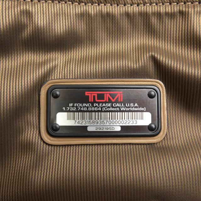 ○トゥミ TUMI リネン 麻 ビジネスバッグ 29219SD BEDFORD ベッド