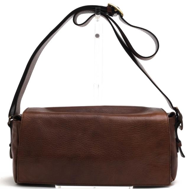 ○土屋鞄 TSUCHIYA-KABAN ヴィンテージワックスレザー 牛革 ショルダーバッグ ガジェットツールBOXショルダー クロスボディ ボディ 中古