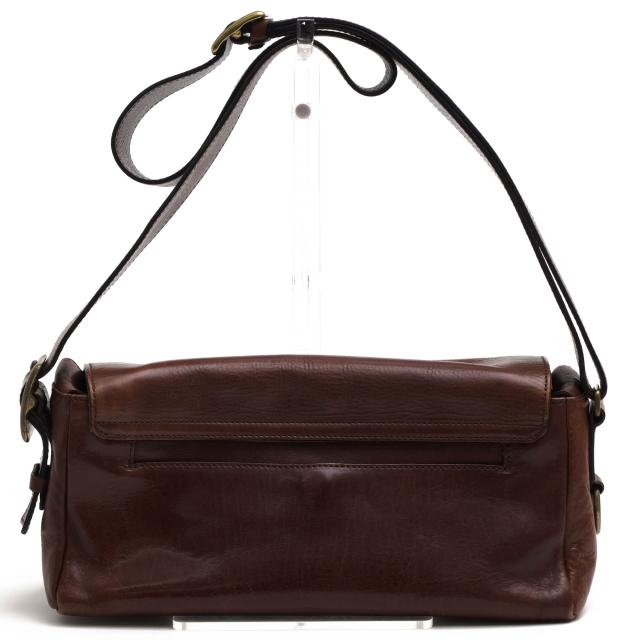 ○土屋鞄 TSUCHIYA-KABAN ヴィンテージワックスレザー 牛革 ショルダーバッグ ガジェットツールBOXショルダー クロスボディ ボディ 中古_1