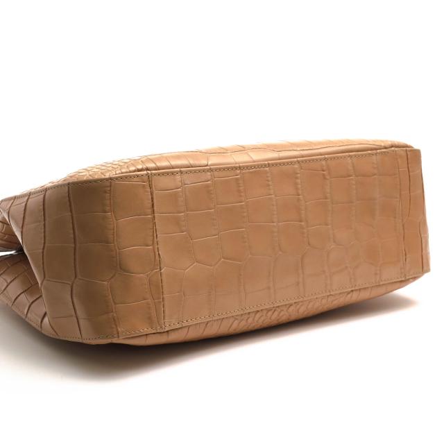 ○ロンシャン Longchamp 牛革 カウハイド トートバッグ ROSEAU CRC