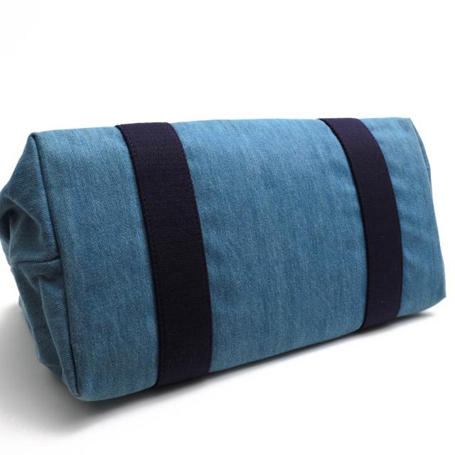 ○フェリージ Felisi 藍 INDIGO 一部牛革 トートバッグ 16/44/DW+A インディゴ染め ユニセックス 男女兼用 デニム レディース 【中 中古