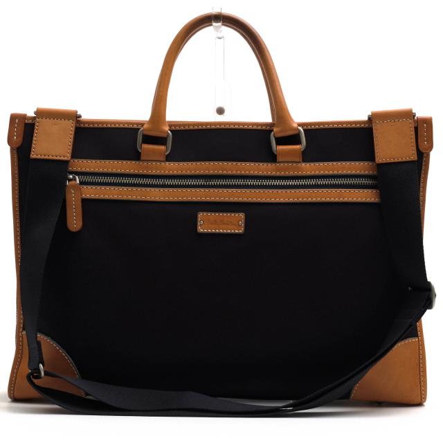 ○ポールスミス Paul Smith ヌメ革 牛革 ビジネスバッグ PST741 エッジダイレンジ A4サイズ収納可 2WAY ショルダーバッグ メンズ   中古