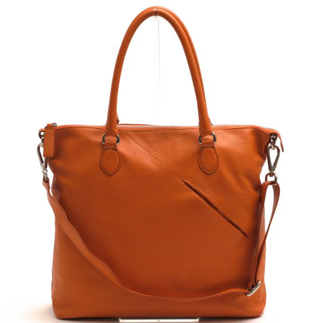 ○ザネラート ZANELLATO マルカプントレザー 牛革 トートバッグ WASHINGTON ワシントン 2WAY ショルダーバッグ シボ革 シュリンク  中古