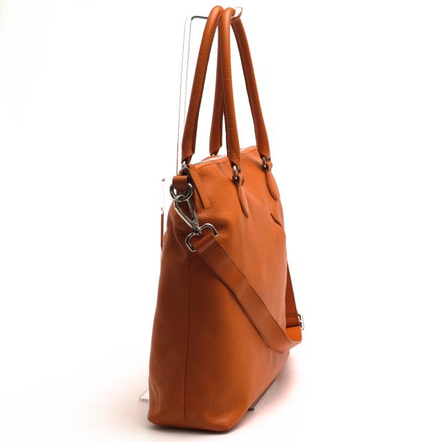 ○ザネラート ZANELLATO マルカプントレザー 牛革 トートバッグ WASHINGTON ワシントン 2WAY ショルダーバッグ シボ革 シュリンク  中古_2
