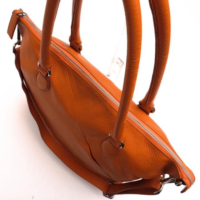 ○ザネラート ZANELLATO マルカプントレザー 牛革 トートバッグ WASHINGTON ワシントン 2WAY ショルダーバッグ シボ革 シュリンク  中古_4