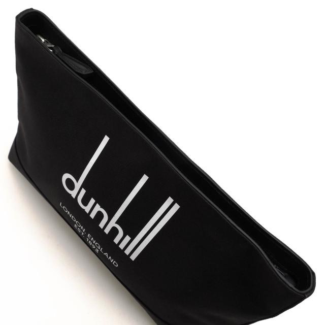 ○ダンヒル Dunhill コットンリネンブレンドキャンバス カーフ 牛革 セカンドバッグ/クラッチバッグ DU22R3919KF LEGACY CANVAS ZI 中古 ○ダンヒル Dunhill コットンリネンブレンドキャンバス カーフ 牛革