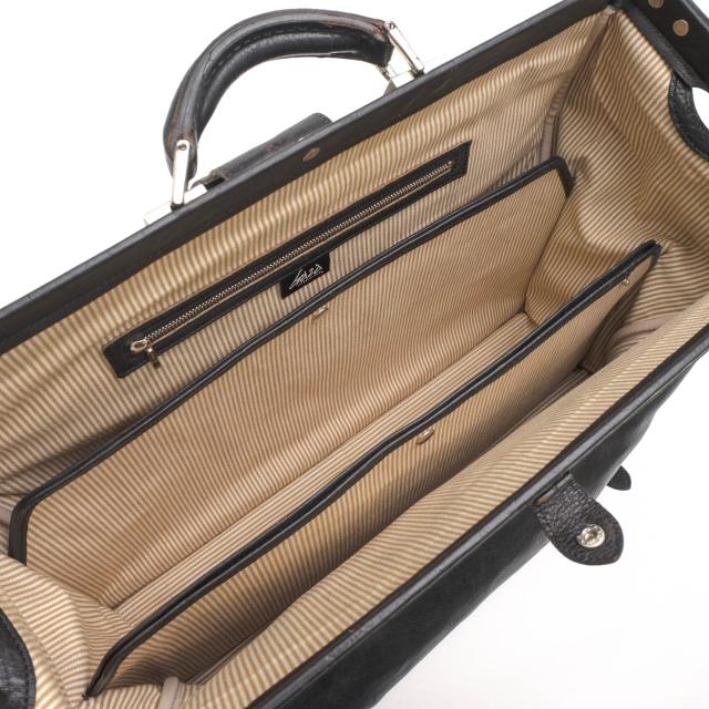 青木鞄 B4 ダレスバッグ L 4876 ガザ GAZA ディナリービジネス2 ブラック 牛革 ビジネス 日本製 メンズ 送料無料 ○青木鞄 Luggage AOKI GAZA ガザ ヌメ革 牛革 ビジネスバッグ 4876