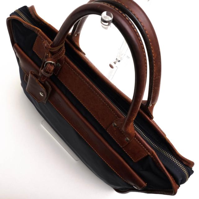 ○フェリージ Felisi リモンタナイロン バケッタレザー 牛革 ビジネスバッグ 8637/2/DS 定番 メンズ 【中古】 中古