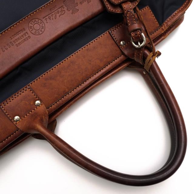 ○フェリージ Felisi リモンタナイロン バケッタレザー 牛革 ビジネスバッグ 8637/2/DS 定番 メンズ 【中古】 中古