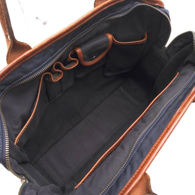 ○フェリージ Felisi リモンタナイロン バケッタレザー 牛革 ビジネスバッグ 8637/2/DS 定番 メンズ 【中古】 中古