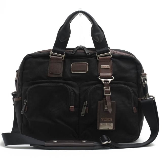 ○トゥミ TUMI FXTバリスティックナイロン ナパレザー 牛革 ビジネス