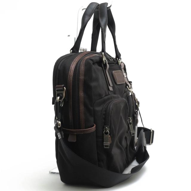 ○トゥミ TUMI FXTバリスティックナイロン ナパレザー 牛革 ビジネスバッグ 222640HKH ALPHA BRAVO ANDERSEN SLIM COMMUTER BRIEF 中古_2