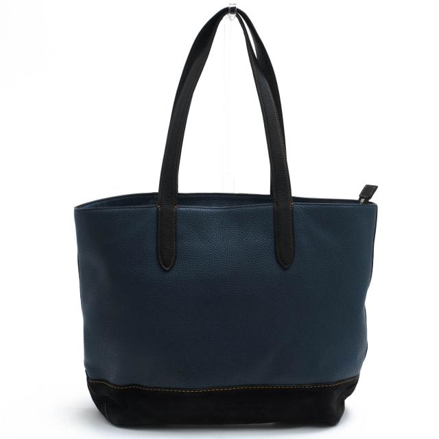 ○コーチ COACH マットペブルレザー 牛革 トートバッグ 59080 Metropolitan Soft Tote メトロポリタンソフトトート 肩掛け ワンシ 中古_1