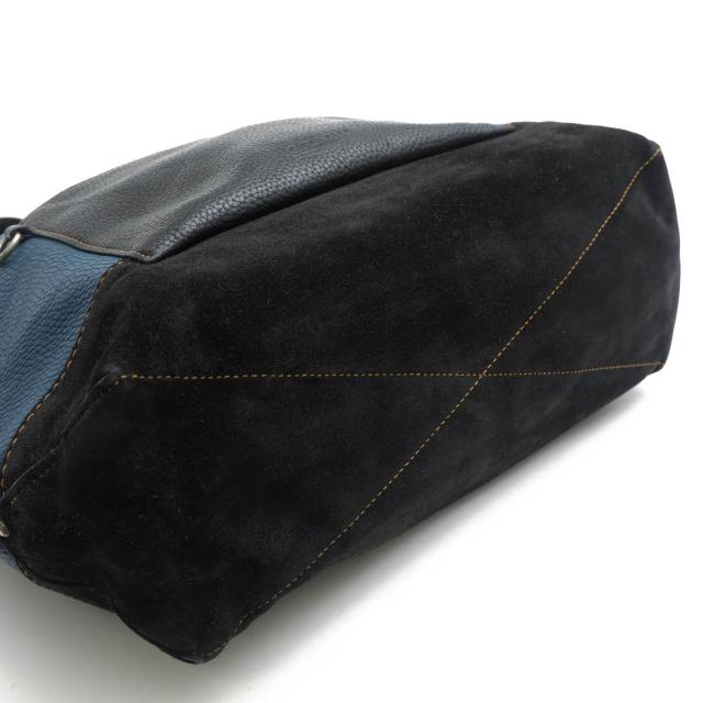 ○コーチ COACH マットペブルレザー 牛革 トートバッグ 59080 Metropolitan Soft Tote メトロポリタンソフトトート 肩掛け ワンシ 中古_5