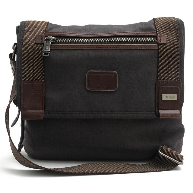 ○トゥミ TUMI Anthracite アンスラサイト ショルダーバッグ 22371ATH2 ALPHA BRAVO Beale Crossbody アルファ ブラボー ビール ク 中古