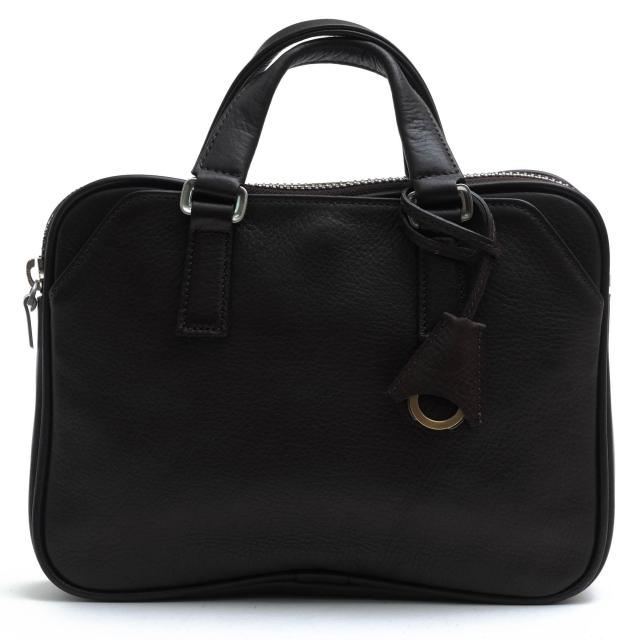 ○アニアリ aniary ステア 牛革 ビジネスバッグ 07-01004 Shrink Leather Brief 3 ミニブリーフバッグ 迷彩・カモフラージュ柄 シ  中古