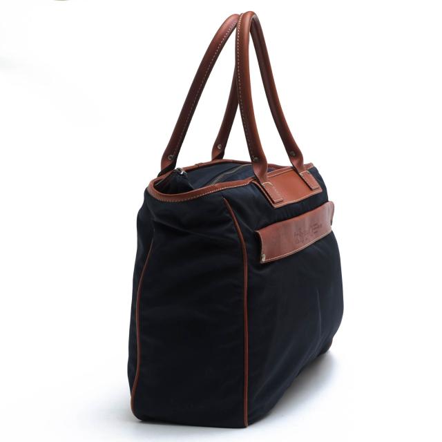 ○フェリージ Felisi ビジネスバッグ 伊リモンタ社ナイロン バケッタレザー 牛革 ビジネスバッグ 14/26/DS ビジネストート 肩掛け  中古