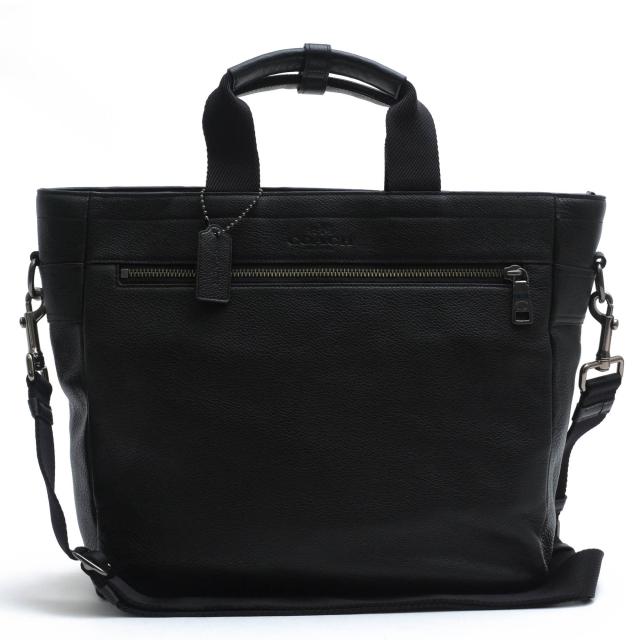 ○コーチ COACH ペブルドレザー 牛革 トートバッグ 71648 UTILITY TOTE IN PEBBLE LEATHER ユーティリティ トート シボ革 シュリン 中古