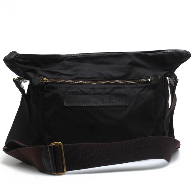 ○フェリージ Felisi リモンタナイロン バケッタレザー 牛革 ショルダーバッグ 9362/DS 定番 メンズ 【中古】 中古