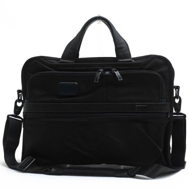 ○トゥミ TUMI FXTバリスティックナイロン ナパレザー ビジネスバッグ 26108DB2E ALPHA Ballistic Business Organizer Portfolio B 中古
