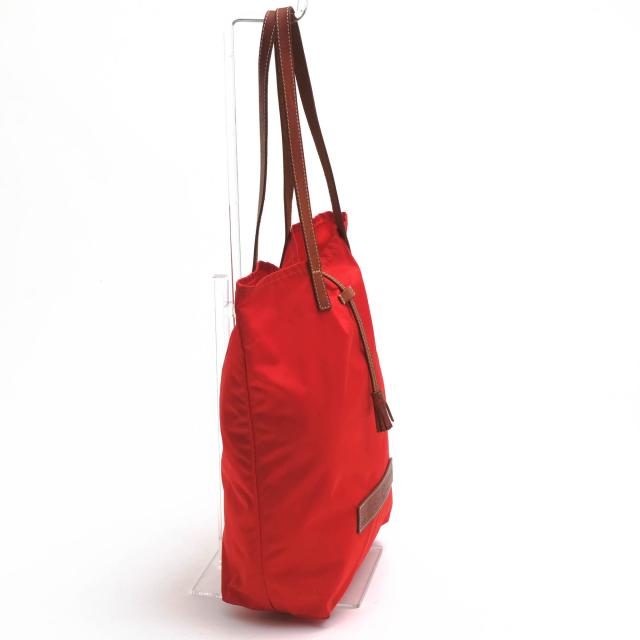 ○フェリージ Felisi 伊リモンタ社ナイロン バケッタレザー 牛革 トートバッグ 15/67/DS タッセル紐開閉 肩掛け ワンショルダーバ  中古