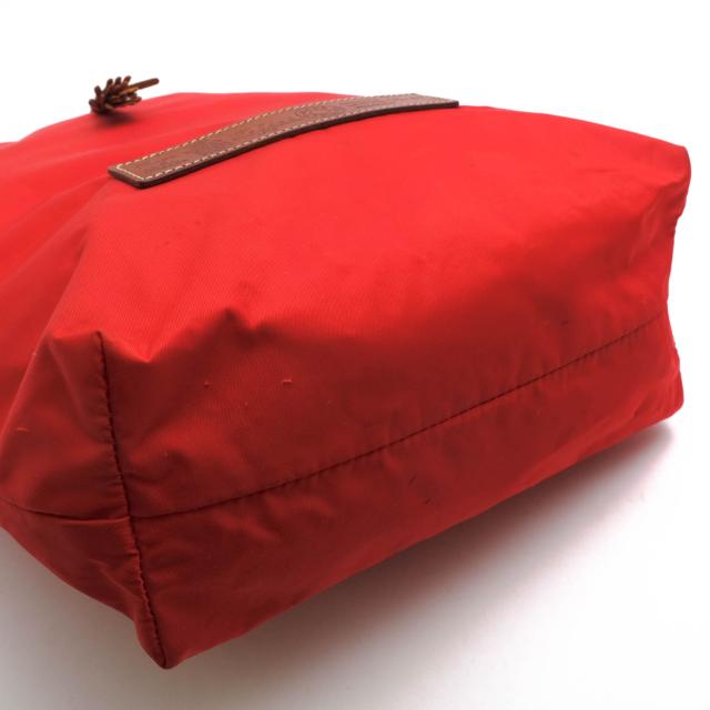 ○フェリージ Felisi 伊リモンタ社ナイロン バケッタレザー 牛革 トートバッグ 15/67/DS タッセル紐開閉 肩掛け ワンショルダーバ  中古