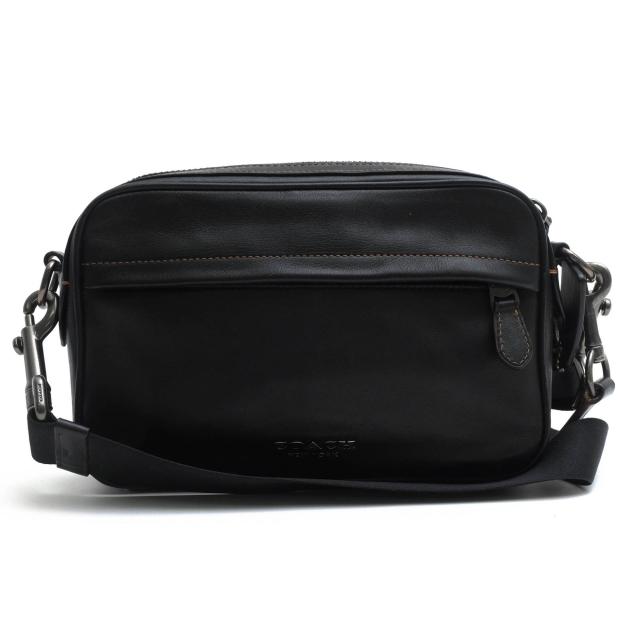 ○コーチ COACH Natural smooth leather ナチュラルスムースレザー 牛革 ショルダーバッグ F39946 Graham Crossbody グラハム クロ 中古