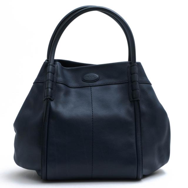 ○トッズ TOD'S 牛革 カーフ トートバッグ Shade Tote マグネット開閉 レディース 【中古】 中古