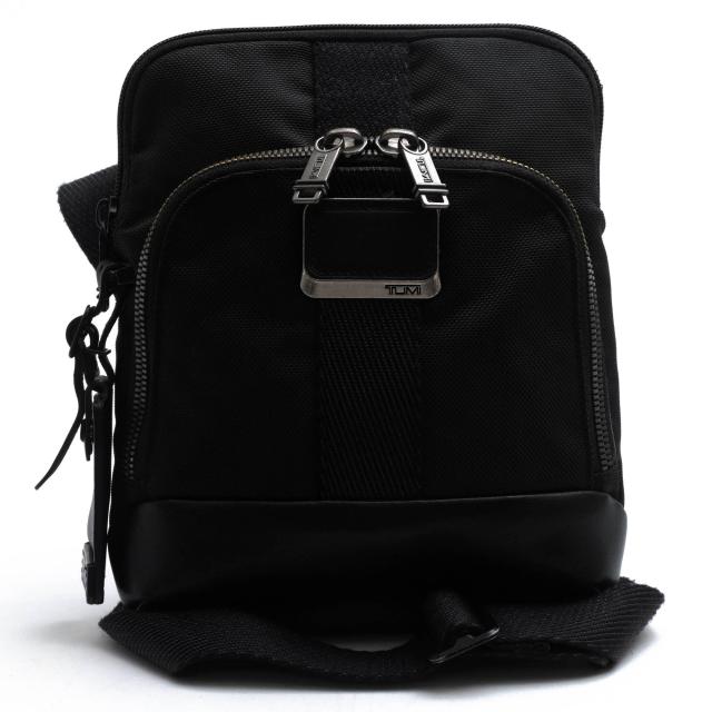○トゥミ TUMI バリスティックナイロン ナパレザー 牛革 ショルダーバッグ 232309D Alpha Bravo Barksdale Crossbody バークスデー 中古