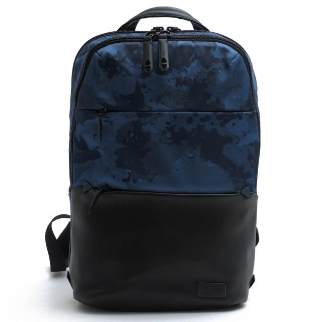 ○トゥミ TUMI 牛革 リュック 798640DOP Tahoe Elwood Backpack タホ エルウッド バックパック ノートPC収納可 デイパック メンズ  中古