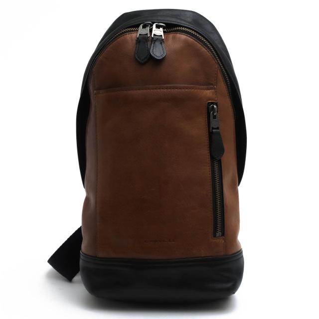○コーチ COACH 牛革 スポーツカーフ ショルダーバッグ 72096 manhattan sling pack マンハッタン スリング パック クロスボディ   中古