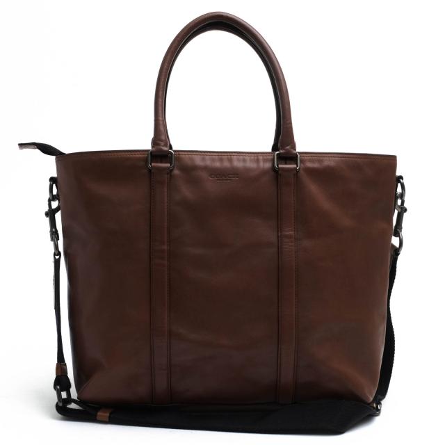 ○コーチ COACH スポーツカーフ 牛革 トートバッグ 71734 Metropolitan Tote In Sport Calf Leather メトロポリタン トート 2WAY   中古