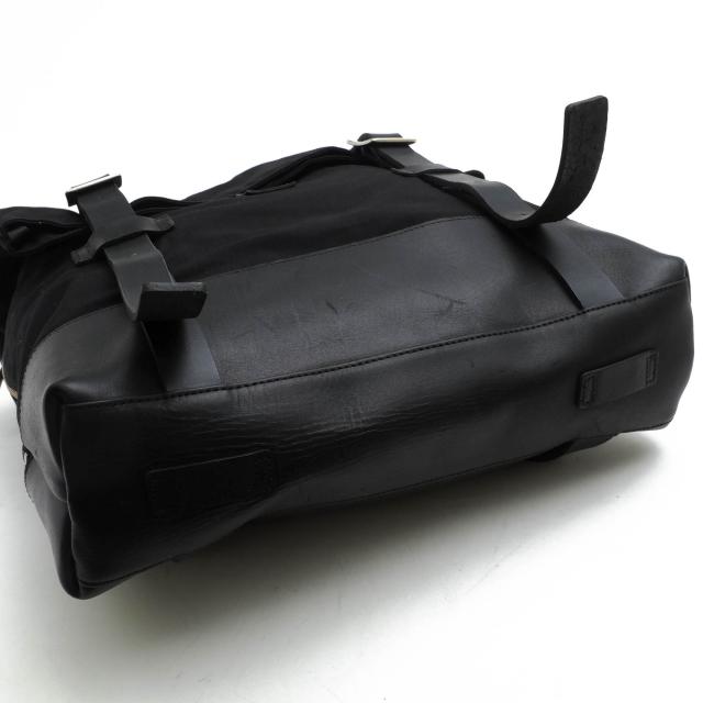 ○ワイズ Y's 牛革 コットンキャンバス リュック YH-I09-893-2 2WAY トートバッグ デイパック メンズ 【中古】 中古の通販は