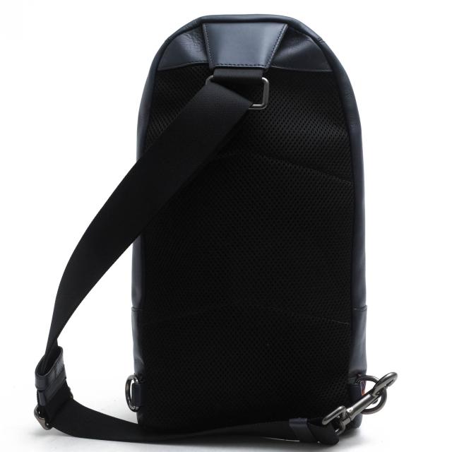 ○コーチ COACH 牛革 カーフ ショルダーバッグ F76867 Houston Pack With Baseball Stitch Sling ベースボールステッチ ボディバッ 中古_2