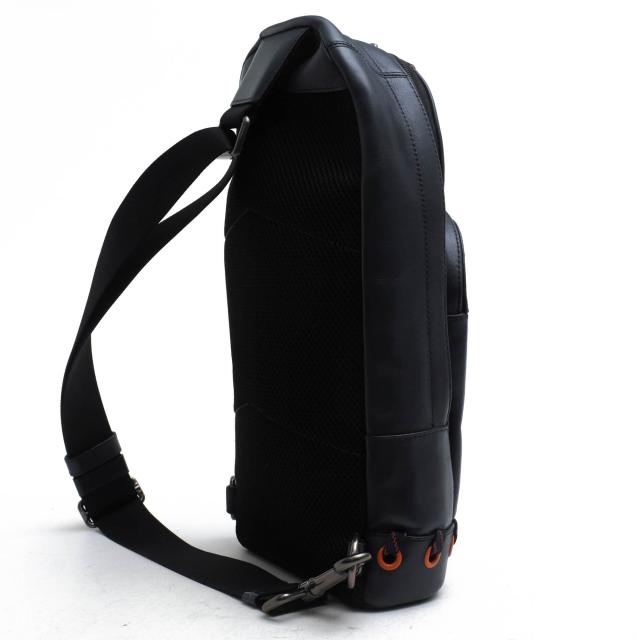○コーチ COACH 牛革 カーフ ショルダーバッグ F76867 Houston Pack With Baseball Stitch Sling ベースボールステッチ ボディバッ 中古_3