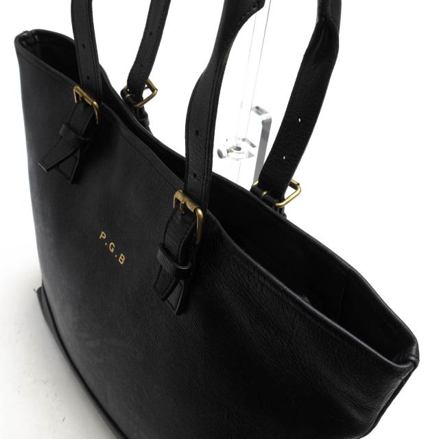 ○ポーター 吉田カバン PORTER B印 YOSHIDA ヌメ革 ゴート型押し トートバッグ 34-62-0051-176 P.G.B TOTE LARGE A4サイズ収納可 中古_4