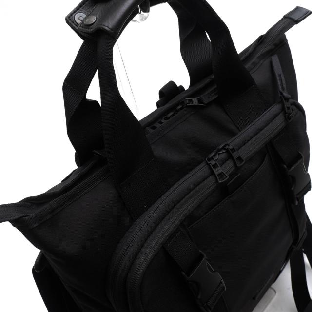○マスターピース master-piece CORDURA MASTERTEX-04 トートバッグ No.224101 squared スクエアード ヘルメットバッグ 2WAY ショ 中古_4