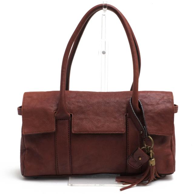 ○ダコタ Dakota 牛革 イタリア産 ハンドバッグ 1600280 アリゾナ ARIZONA フラップ式 シボ革 シュリンクレザー 肩掛け ワンショル 中古