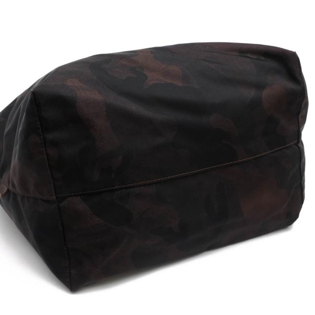 ○フェリージ Felisi 伊リモンタ社ナイロン バケッタレザー 牛革 トートバッグ 15/59/CF+DS+A A4サイズ収納可 迷彩・カモフラージ  中古