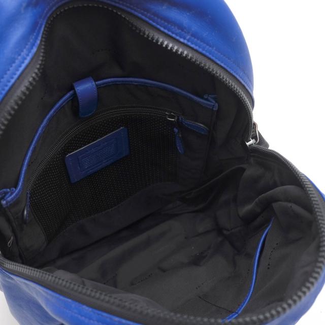 ○コーチ COACH ソフトグレインレザー 牛革 リュック 78828 Pacer Backpack With Coach Patch ペイサー コーチパッチ ノートPC収納 中古_6