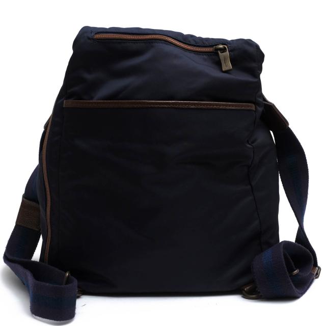 ○オロビアンコ orobianco 伊リモンタ社ナイロン 牛革 リュック TROCADERO-C トロカデロ メンズ 【中古】 中古 ○オロビアンコ orobianco 伊リモンタ社ナイロン 牛革 リュック