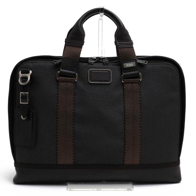 ○トゥミ TUMI 一部牛革 Anthracite アンスラサイト ビジネスバッグ 222390AT2 Andrews Slim Brief アンドリュース スリム ブリー  中古